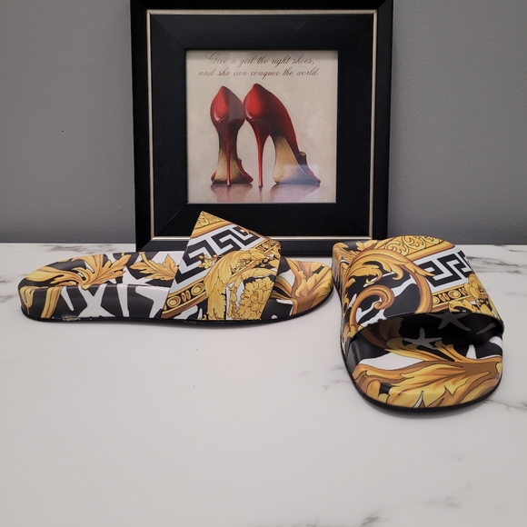 Authentic Versace Slides - Picture 3 of 5